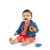 Bright Starts Chance of Smiles Silicone Teether 2-Pack - Sun and Rainbow