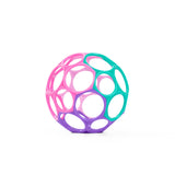 Oball Easy Grasp Classic Ball Baby Toy in Pink/Purple, 4"
