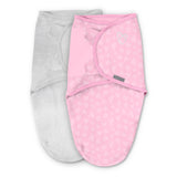 Velboa Original Swaddle, Size SM, 0-3 months, 2pk (Pink Hearts)
