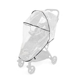 Ingenuity Universal Stroller Rain Cover, Baby Weather Shield, Fits Most Strollers, Vented Airflow, High Visibility, Easy Install & Storage  Clear