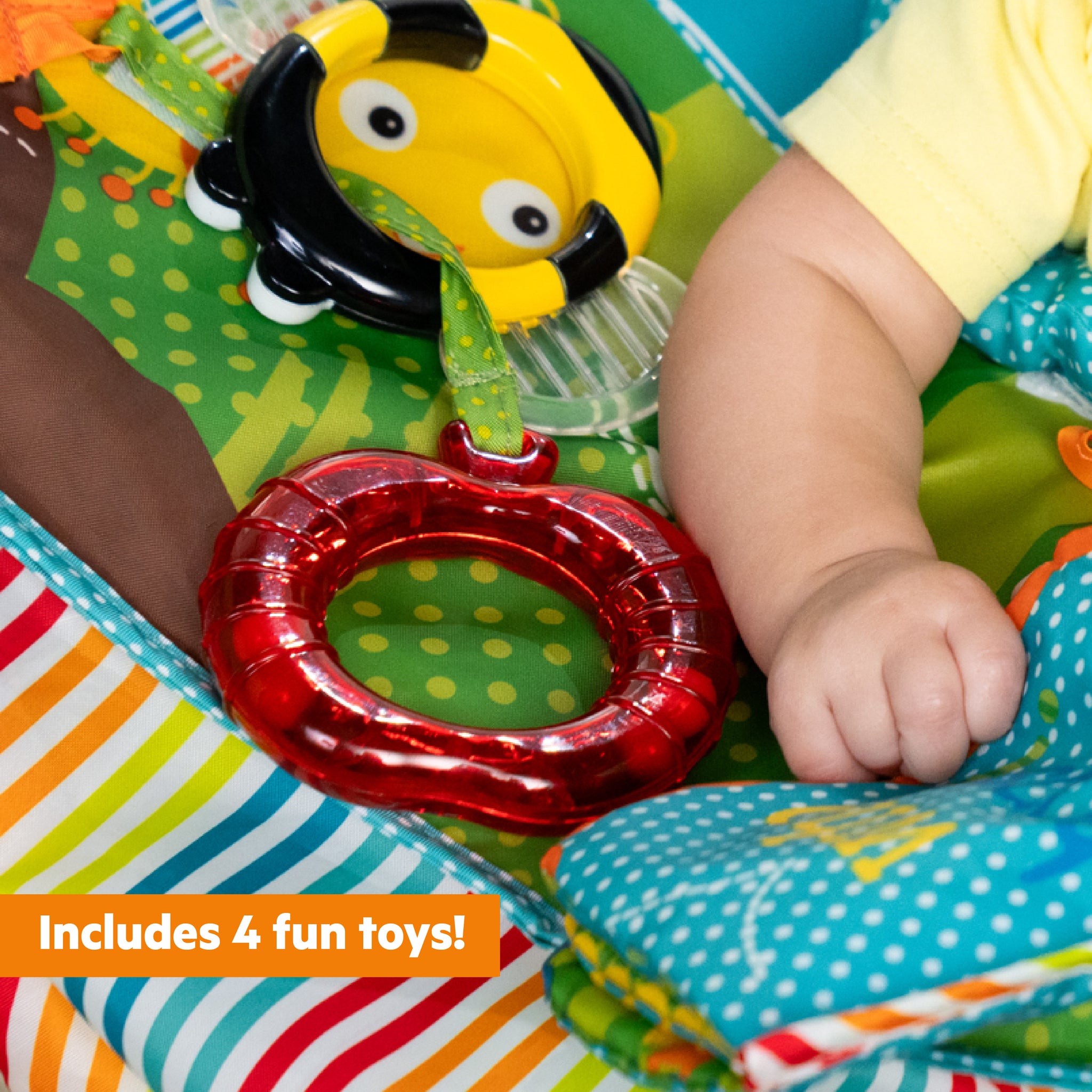 Bright Starts Pop 'N Jump Portable Activity Jumper, Owl Forest