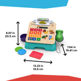 Baby Einstein + Hape Magic Touch Cash Register Pretend to Check Out Toy, Ages 9 Months and Up