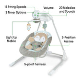 Ingenuity InLighten Soothing Swing - Kitt the Fox