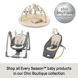 Ingenuity Every Season Plush Lambswool Baby Play Gym - Natural