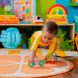 Bright Starts Grasp the Day Easy-Grasp Oball Gift Set, Ball and Rattle Toys, 2-PK, Unisex, 0 Months+