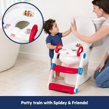 Marvel Spidey & His Amazing Friends Foldaway Ladder Potty Seat by Bright Starts, Red