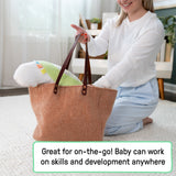 Ingenuity Cozy Prop Sylvi Tummy Time Pillow - Plush Bunny