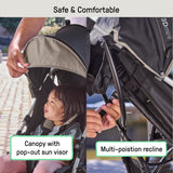 Ingenuity 3Dmini Convenience Stroller, Cashew