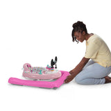 Disney Baby MINNIE MOUSE Tiny Trek Walker, Forever Besties, 2-in-1 Walker by Bright Starts