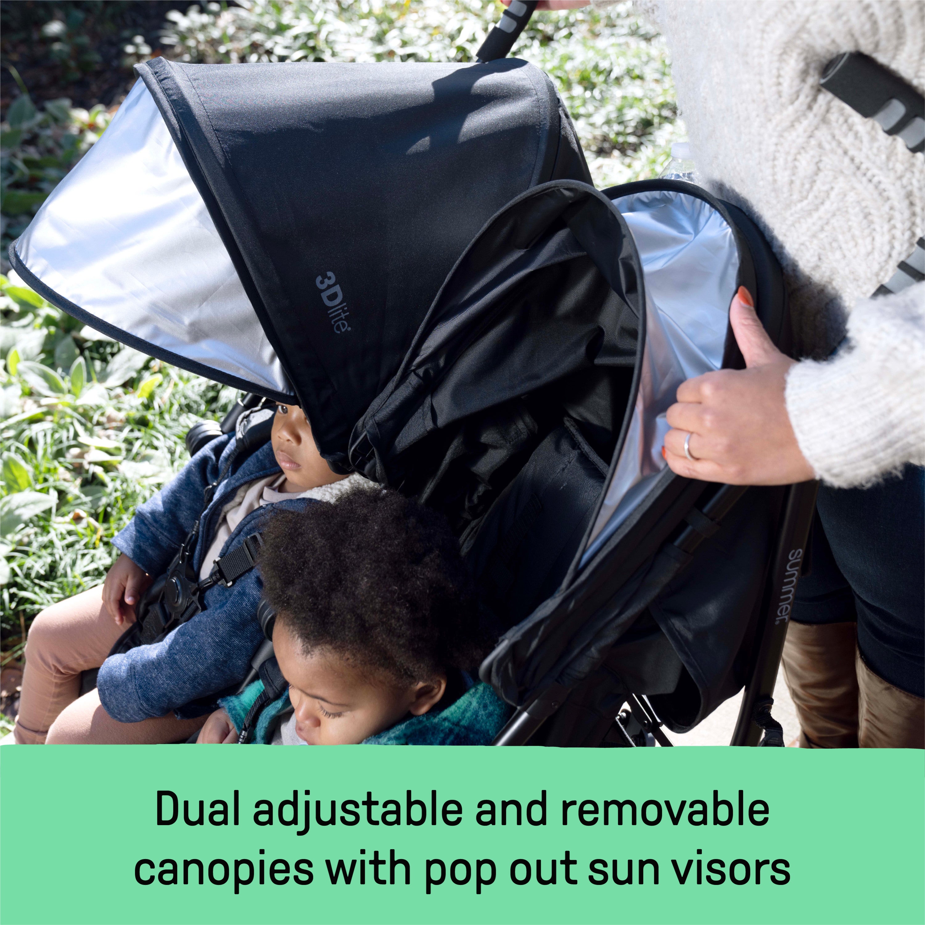 summer infant double umbrella stroller 3Dlite Double Convenience Stroller – Kids2, LLC