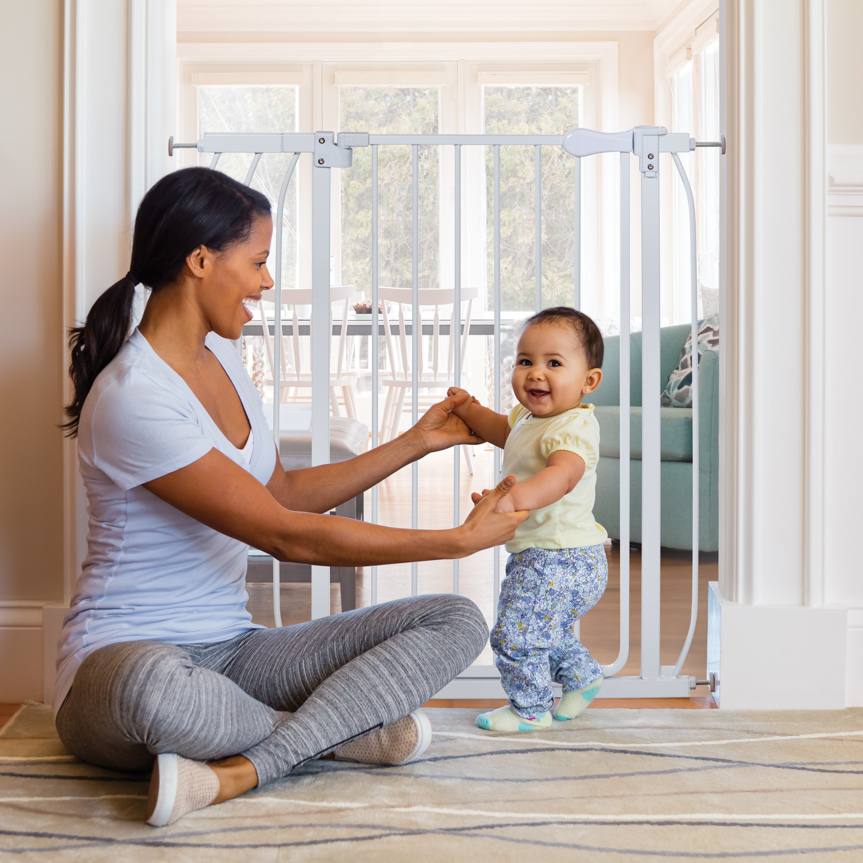 summer infant multi use extra tall walk thru gate white Multi-Use Extra Tall Walk-Thru Pet and Baby Gate, Openings 29"-48" Wide, 36" Tall