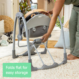 Ingenuity Every Season Swing 'n Go Portable Swing - For Ages 0-9 Months - Wesley