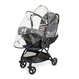 Ingenuity Universal Stroller Rain Cover, Baby Weather Shield, Fits Most Strollers, Vented Airflow, High Visibility, Easy Install & Storage  Clear