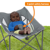 Bright Starts Pop 'N Chill Travel Seat - Grey
