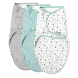Easy Change Swaddle, Size SM, 0-3 months, 3pk (Little Bees)