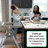 Ingenuity Proper Positioner Create Up Multi-Mode Folding High Chair - Soulful Skies