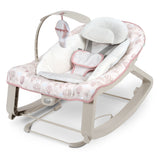 Ingenuity Keep Cozy 3-in-1 Vibrating Infant & Toddler Baby Bouncer and Rocker Chair, Skye