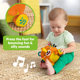 Bright Starts Bop Around Tiger Crawl & Chase Pal, Baby Activity Toy, 6 Months+