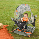 Bright Starts Ford Bronco Pop 'N Jump Portable Activity Jumper, Unisex, 6M+