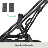 Ingenuity 3DSuite Carseat Adapter for 3DSuite Modular Stroller, Easy Install, Travel System Compatible