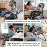 Proper Positioner Create Up Multi-Mode Deluxe Folding High Chair - Wesley