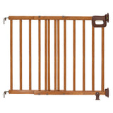 Ingenuity The Stairway 48W Series Pet and Baby Gate, Openings 30"-48" Wide, 32"Tall - Brown