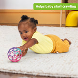 Oball Easy Grasp Classic Ball Baby Toy in Pink/Purple, 4"