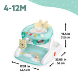 Disney Winnie the Pooh Learn-to-Sit 2-Position Floor Seat by Bright Starts - Teal