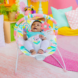 Bright Starts Rainforest Vibes Vibrating Bouncer with Toy Bar