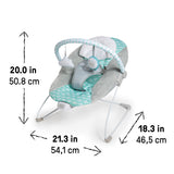 Ity by Ingenuity Bouncity Bounce Vibrating Deluxe Baby Bouncer - Goji