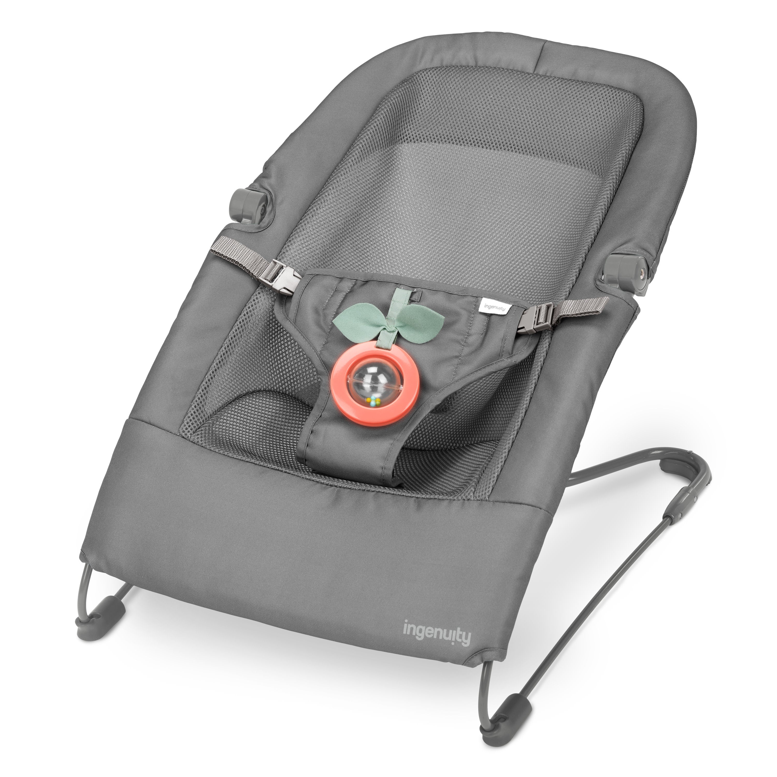 summer infant bouncer chair Ingenuity Stow & Go Folding Baby Bouncer Compact Portable Infant Seat with Vibration & Toy