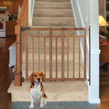 The Stairway+ 48W Series Pet and Baby Gate with Dual Banister Kit, Openings 32 to 48 Wide, 33" Tall