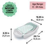 Summer by Ingenuity Comfy Clean Deluxe Newborn to Toddler Bather