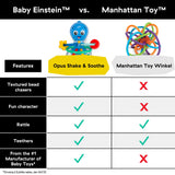 Baby Einstein Ocean Explorers Opuss Shake & Soothe Teether Toy & Rattle