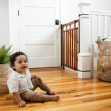 The Stairway+ 48W Series Pet and Baby Gate with Dual Banister Kit, Openings 32 to 48 Wide, 33" Tall