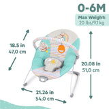 Disney Baby Winnie the Pooh Hunny Hues Bouncer by Bright Starts