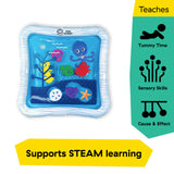 Baby Einstein Opus's Ocean of Discovery Water Play Mat Tummy Time Sensory Toy