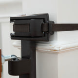 The Stairway+ 48W Series Pet and Baby Gate with Dual Banister Kit, Openings 32 to 48 Wide, 33" Tall