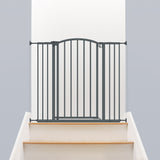 Extra Tall Decor Safety Gate, Openings 28-38.25" Wide, 26" Tall - Gray