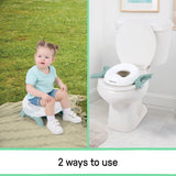 Ingenuity My Travel Potty, 2-in-1 Portable Baby & Toddler Potty Seat