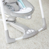Ingenuity ConvertMe 2-in-1 Compact Portable Baby Swing 2 Infant Seat, Raylan