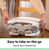 Ingenuity Deluxe Comfort Folding Baby Booster - Grey