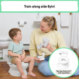 Ingenuity Sylvi Potty Training Kit  Plush Bunny with Mini Potty, Storybook, Sticker Chart & Parent Guide
