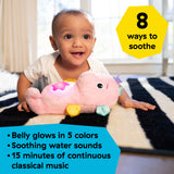 Baby Einstein Sea Dreams Seahorse Plush Soother Toy, with Music and Lights - Pink