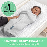Swaddle Pod, Size SM, 0-3 months, 2pk - I Heart You