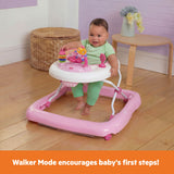 Bright Starts JuneBerry Walk-A-Bout Baby Walker with Easy Fold Frame