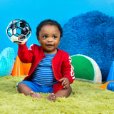 Grippin' Goals Rattle Ball - Black & White