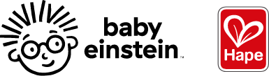 baby einstein and hape logo