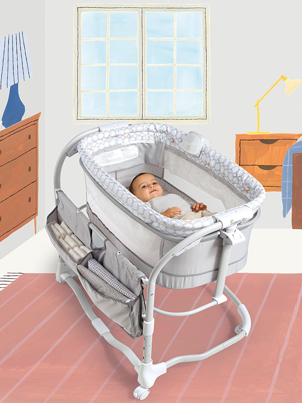 baby in ingenuity bassinet