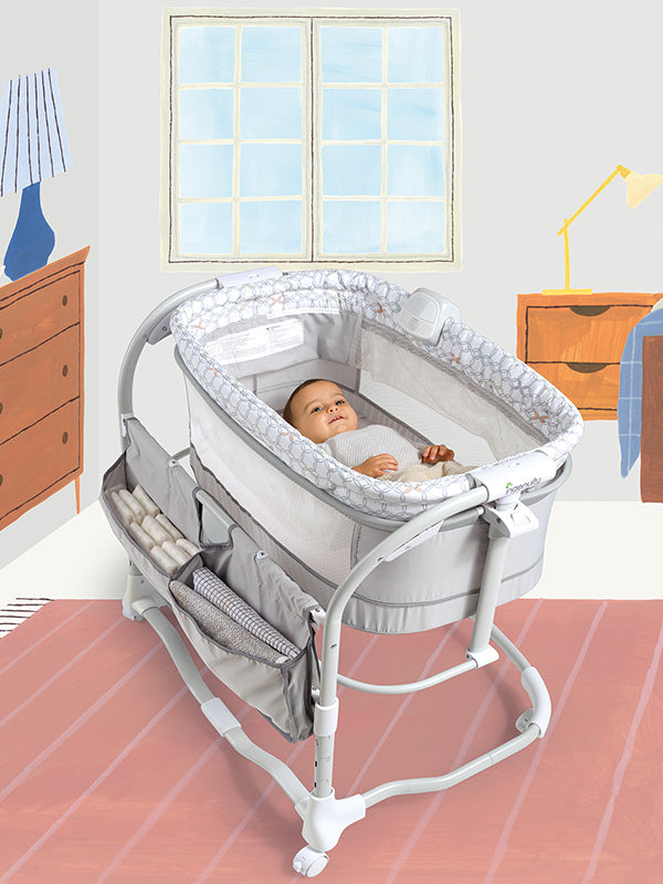 baby in ingenuity bassinet